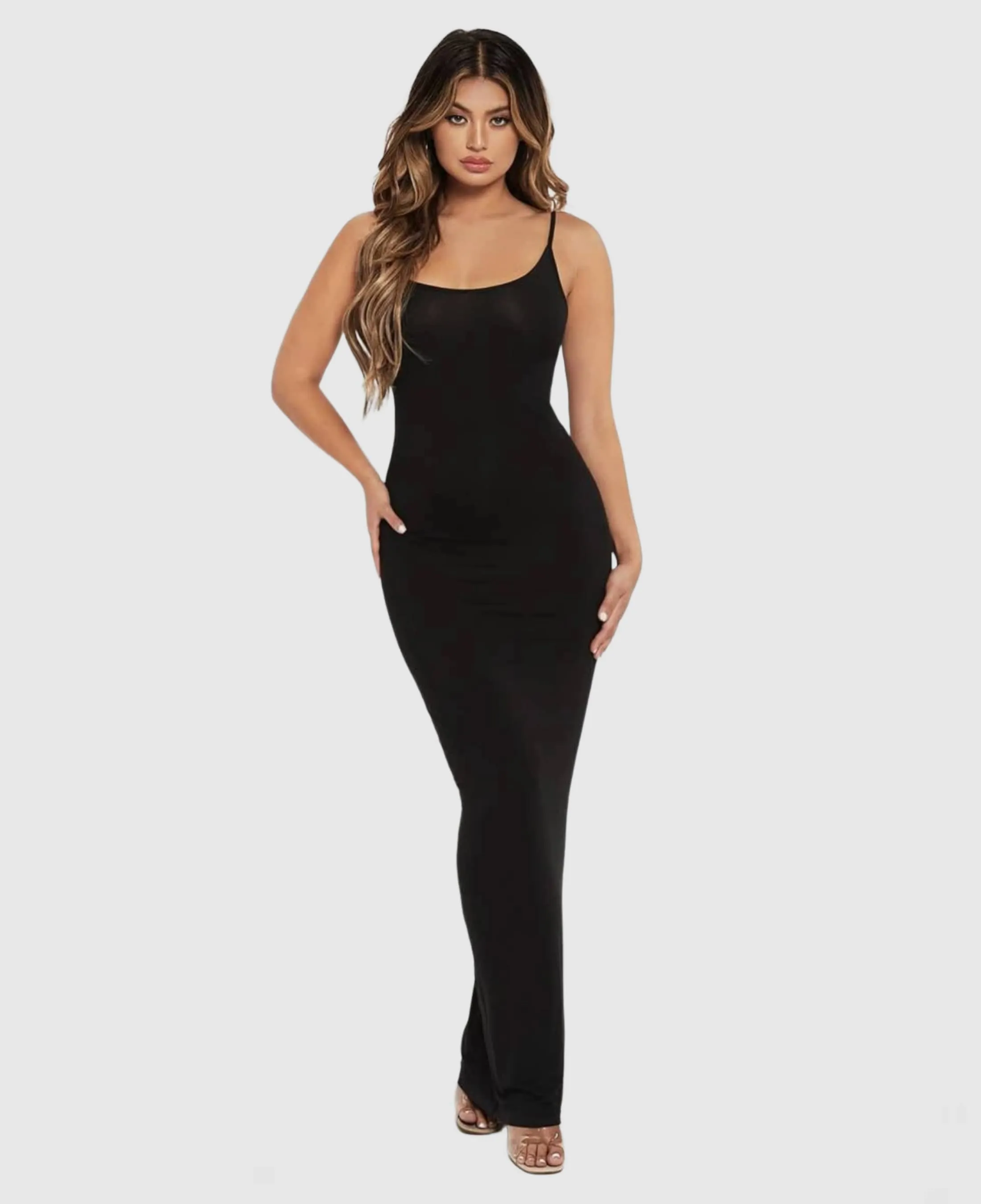 Built-In Shapewear - Soft Lounge Dresses Short sleeves