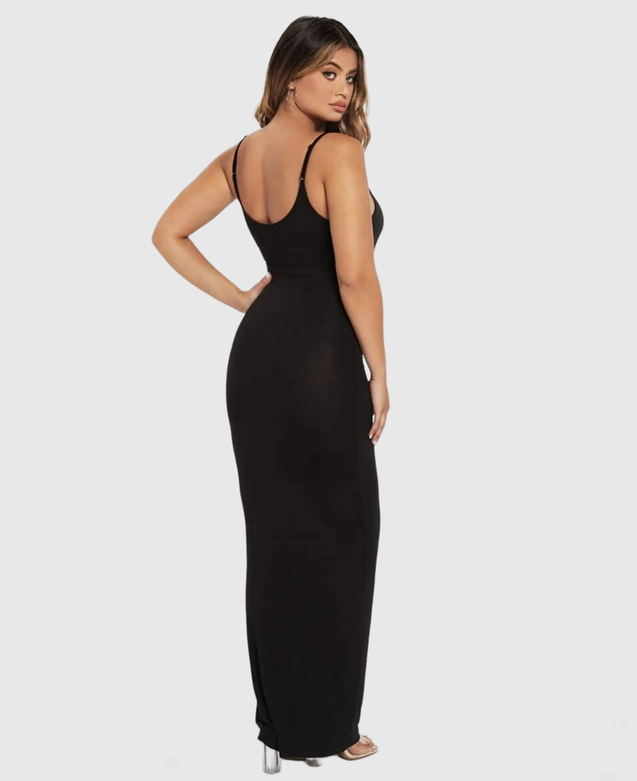 Built-In Shapewear - Soft Lounge Dresses Short sleeves