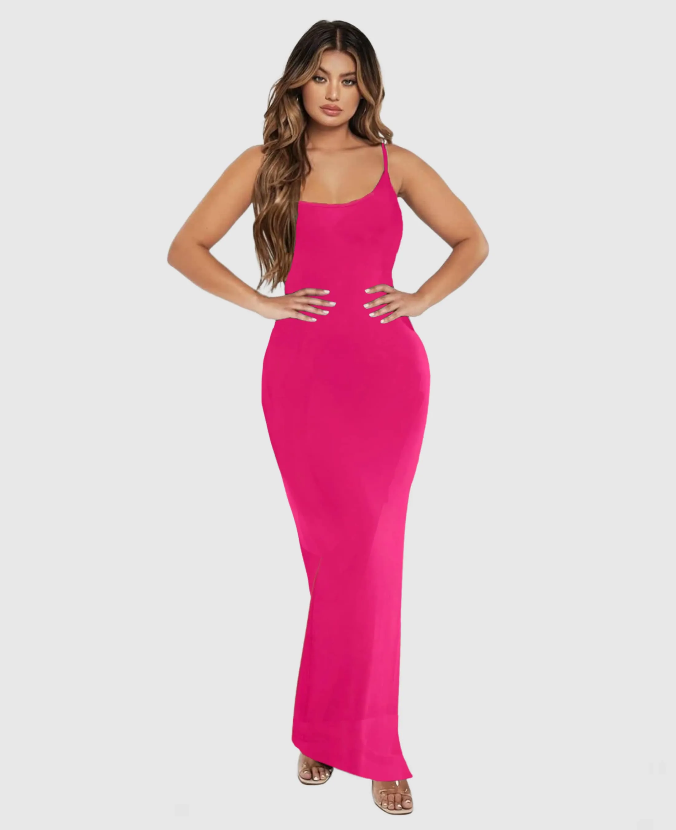 Built-In Shapewear - Soft Lounge Dresses Short sleeves