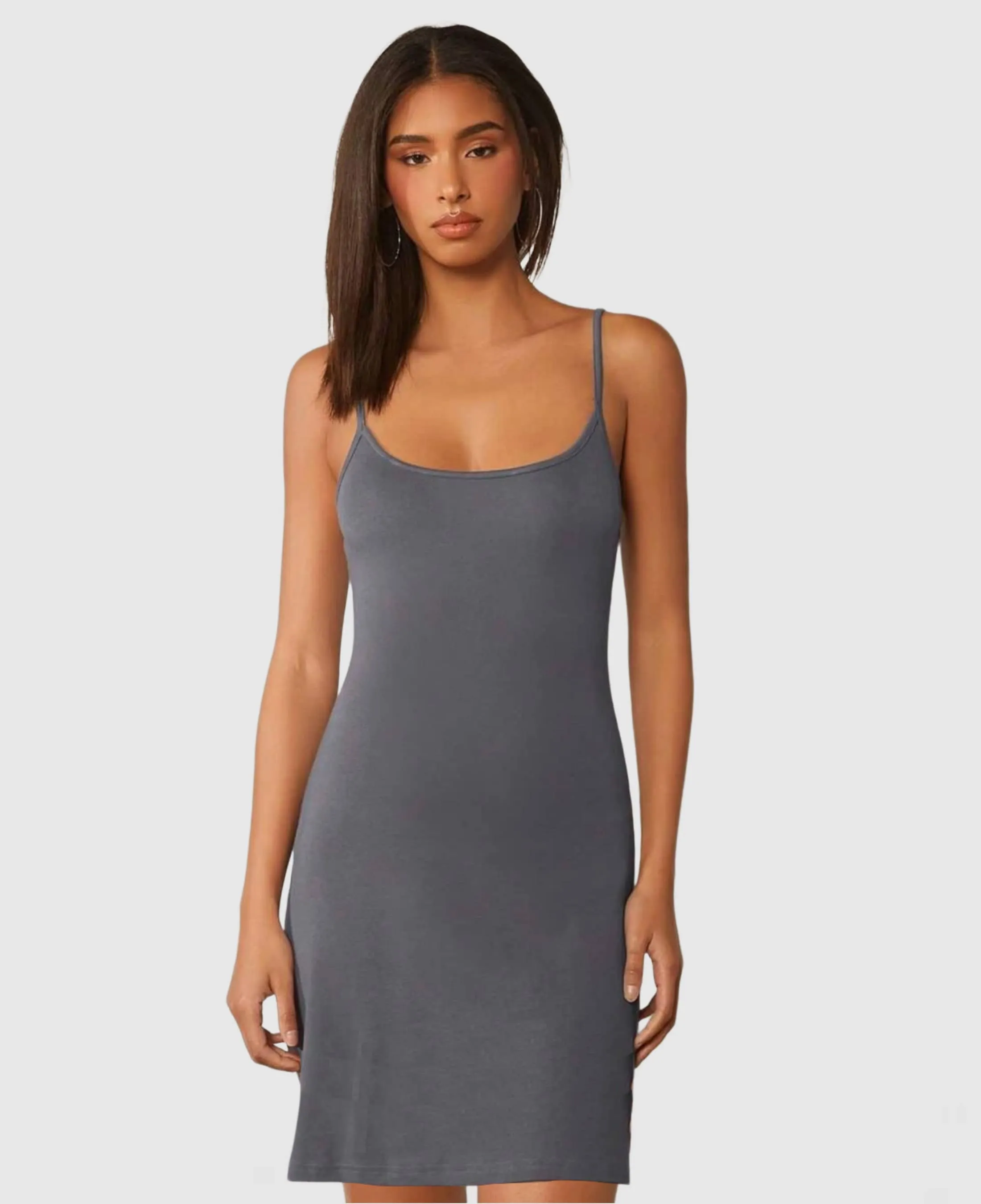Built-In Shapewear - Soft Lounge Dresses Short sleeves