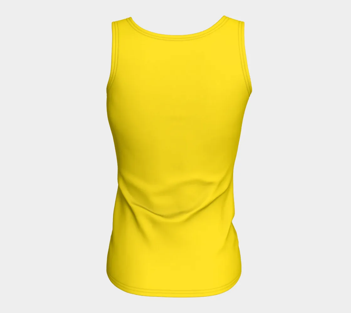 Cadmium Yellow Fittend Tank Top