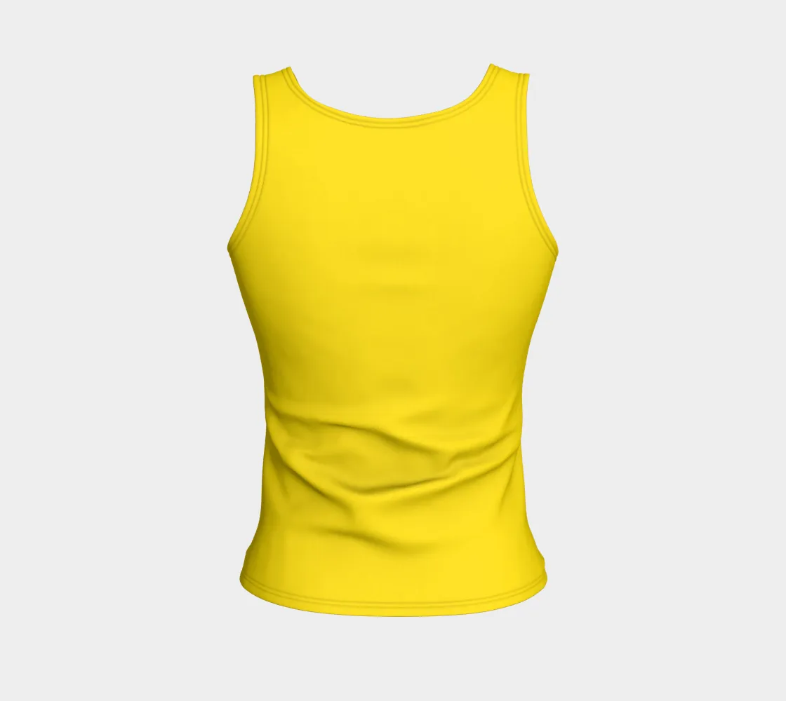 Cadmium Yellow Fittend Tank Top