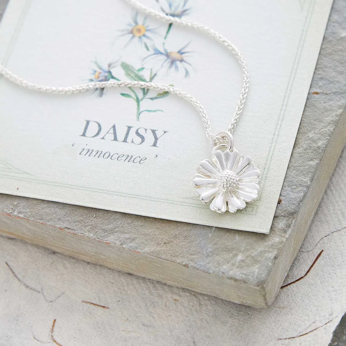 Daisy Silver Necklace
