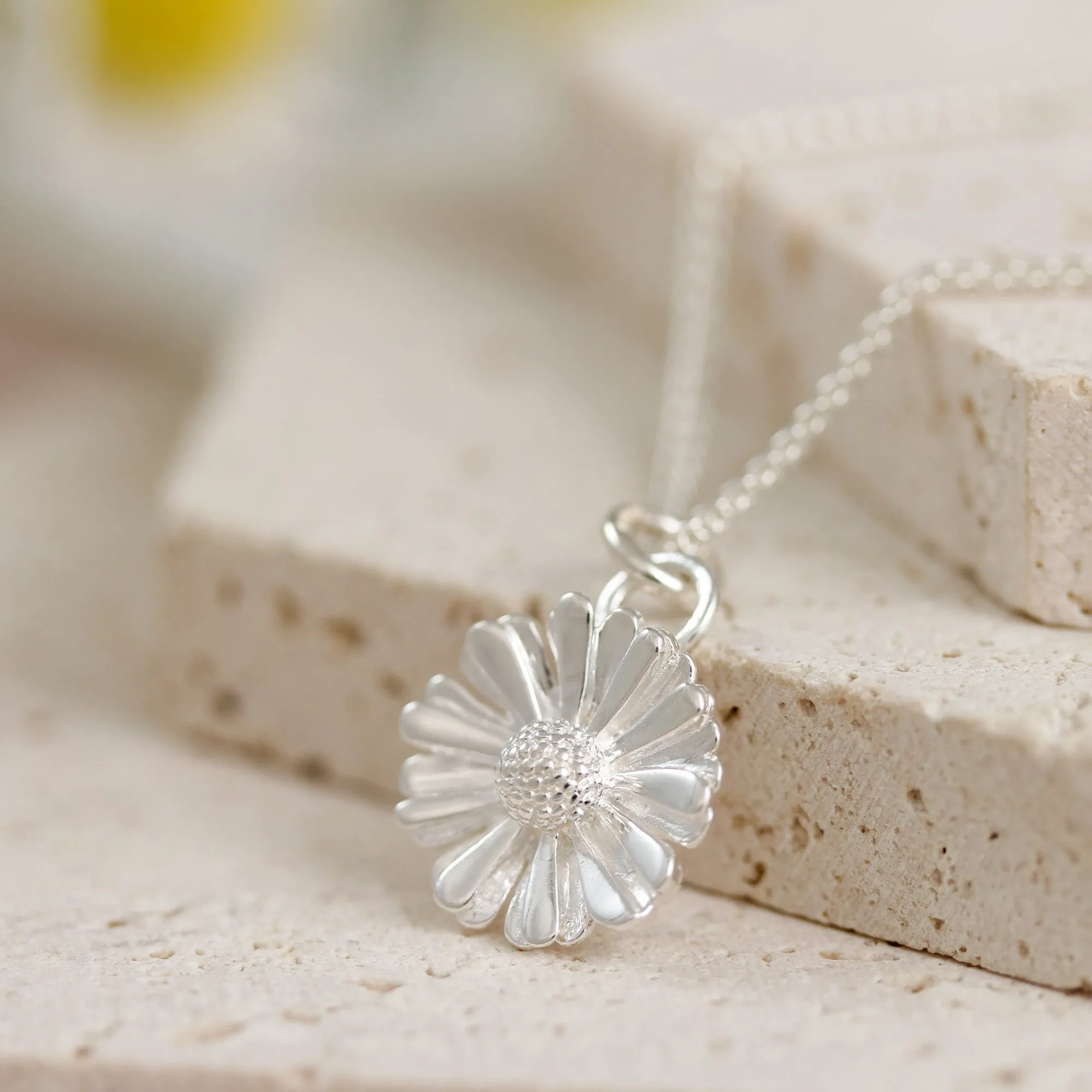 Daisy Silver Necklace