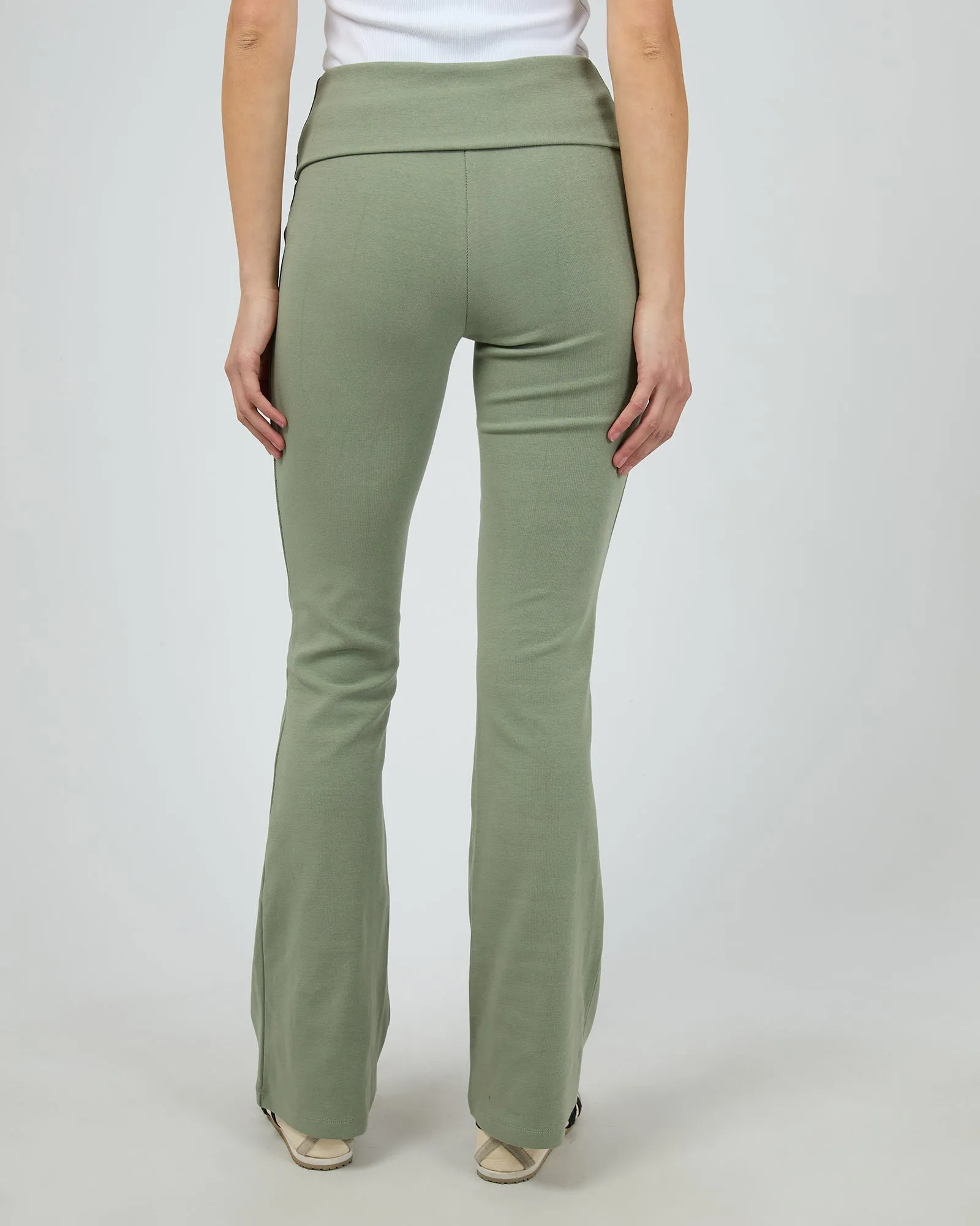 Elina Flare Pant Khaki