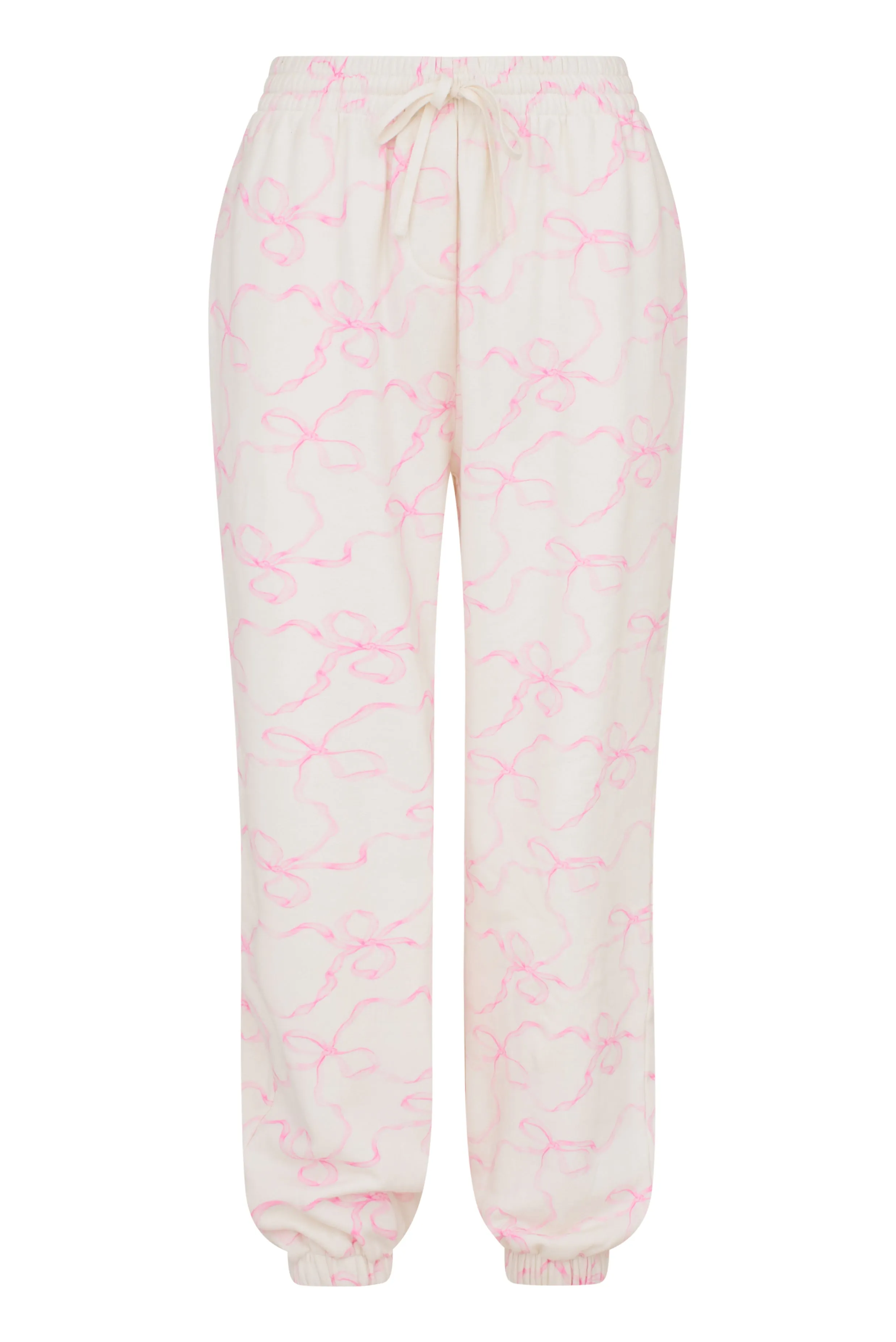 Lillia Cotton Bow Sweatpant