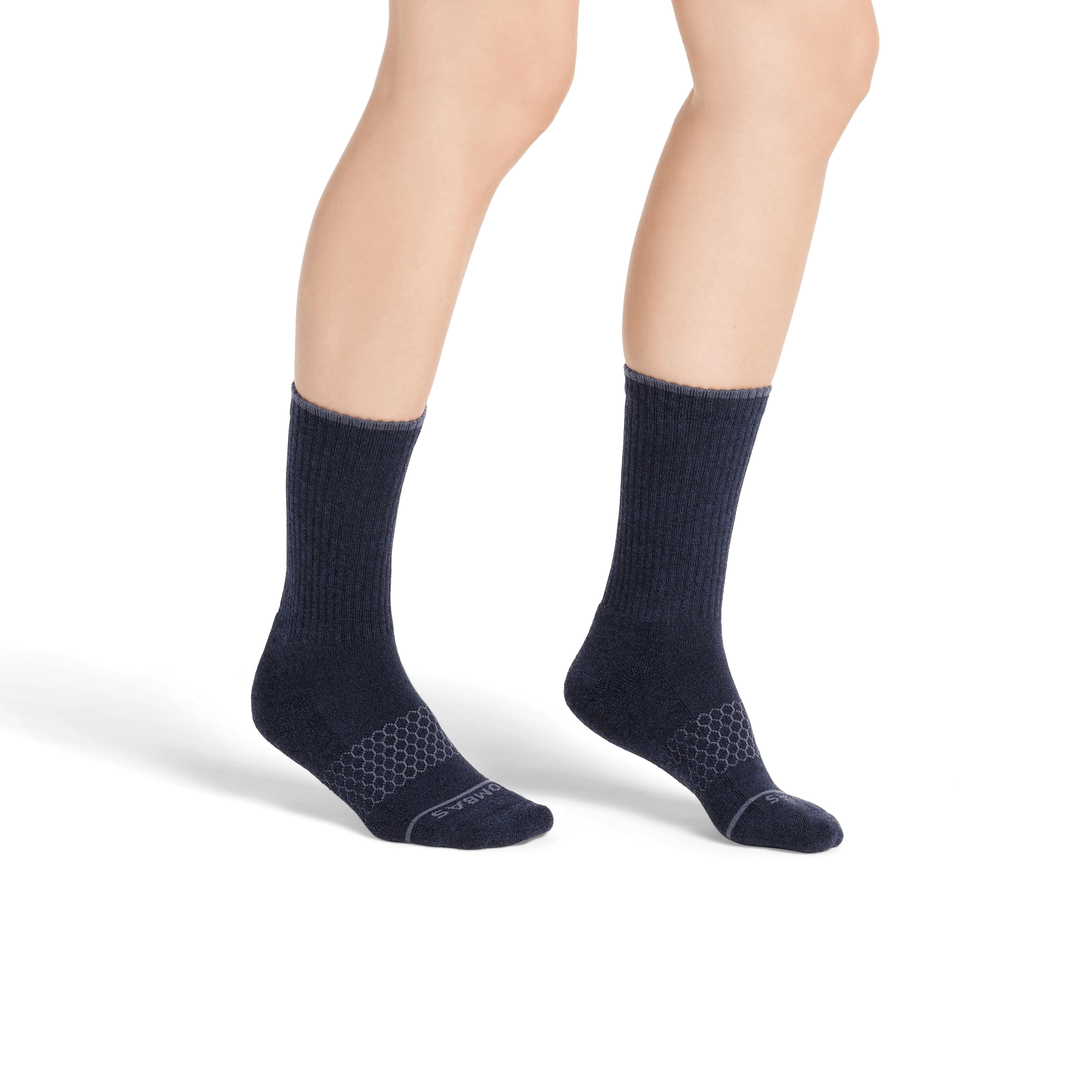 Men's Merino Wool Blend Calf Sock 4-Pack