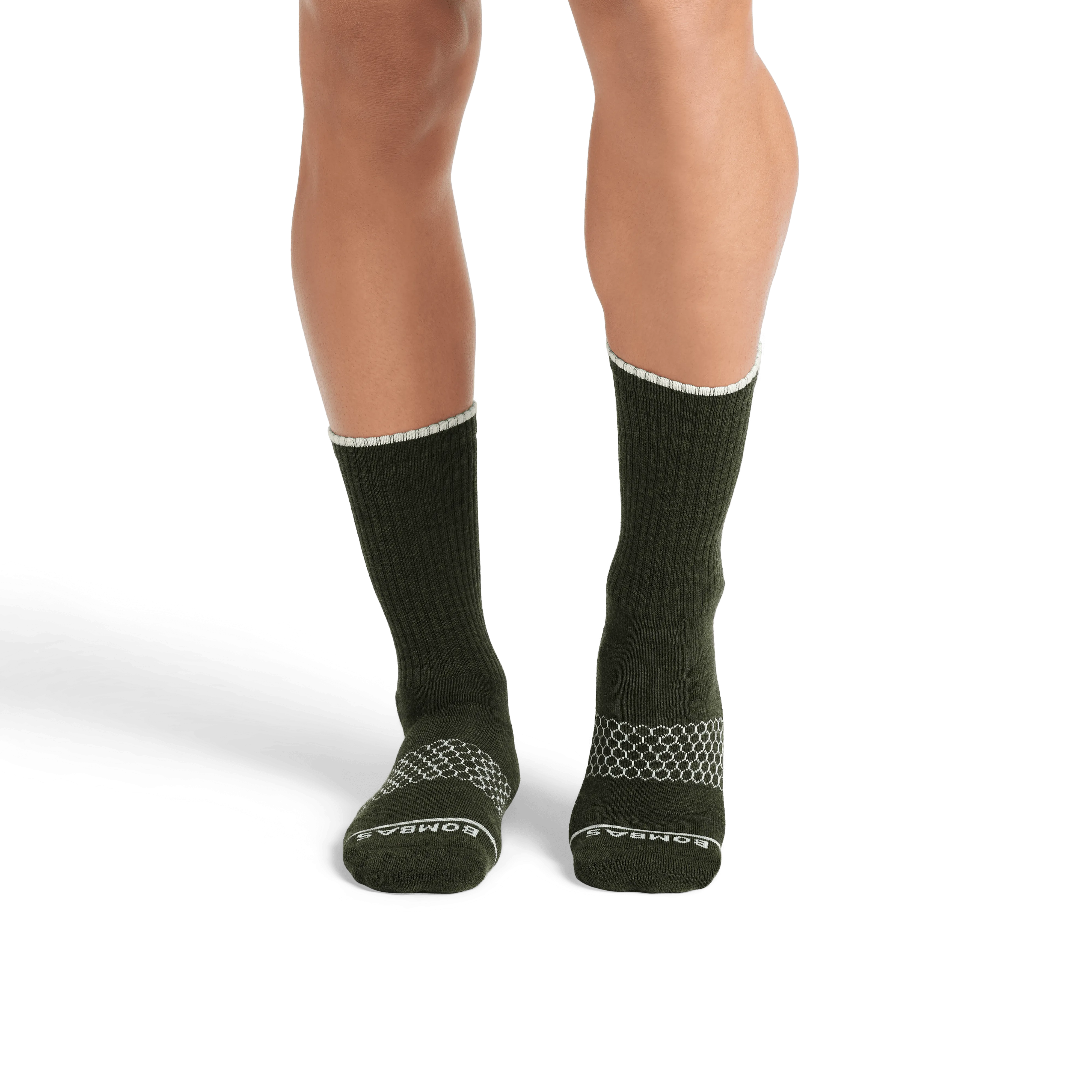 Men's Merino Wool Blend Calf Sock 4-Pack