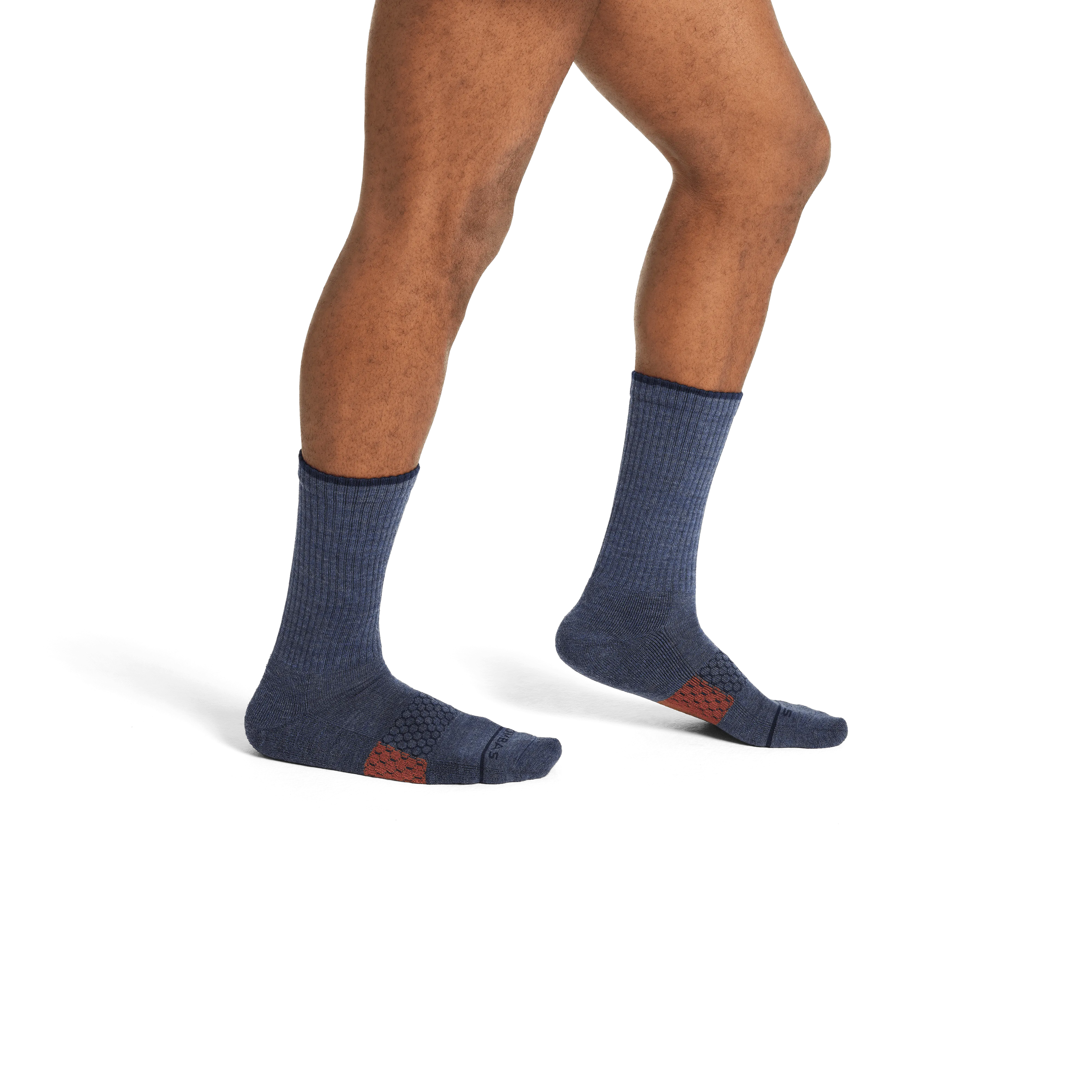 Men's Merino Wool Blend Calf Sock 4-Pack