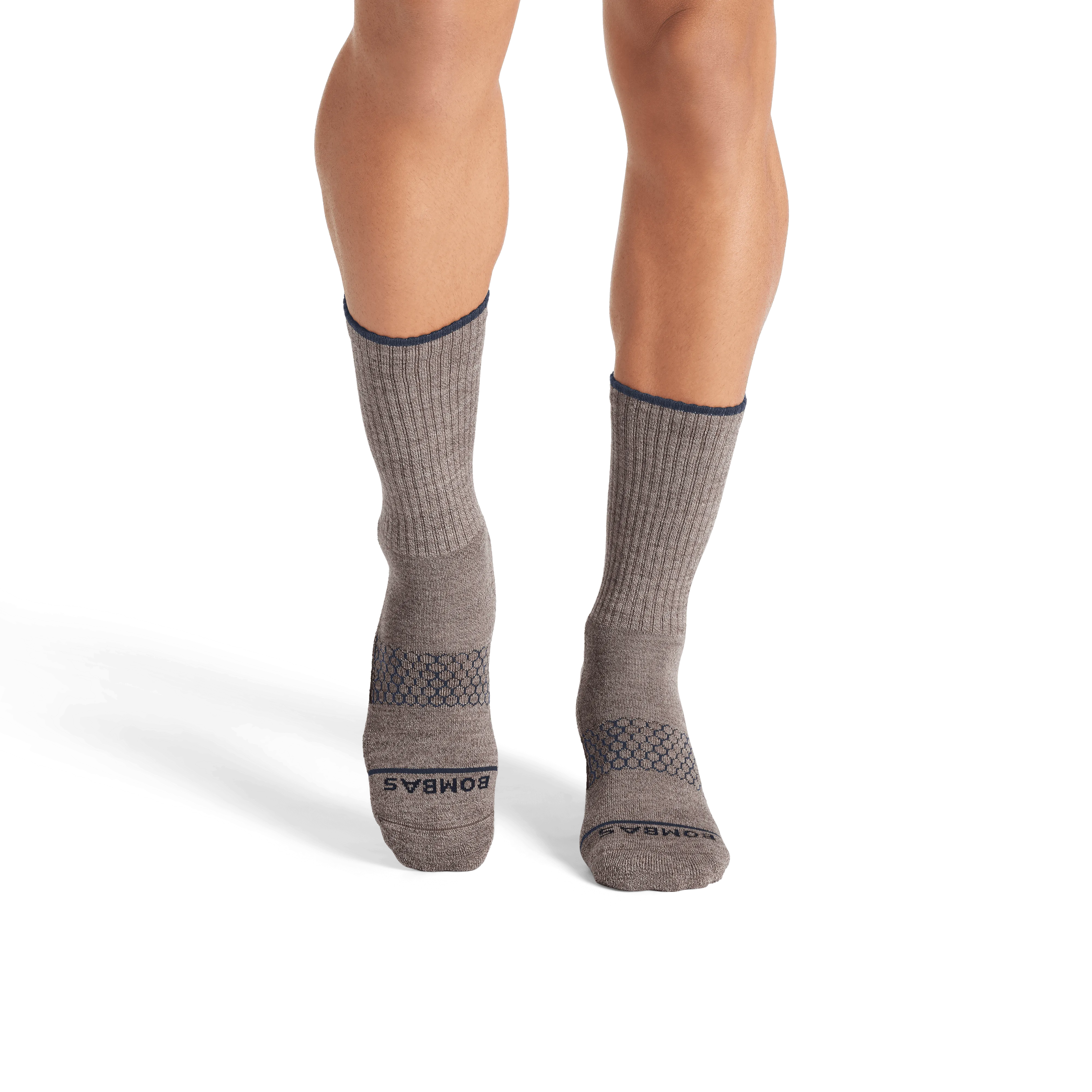 Men's Merino Wool Blend Calf Sock 4-Pack