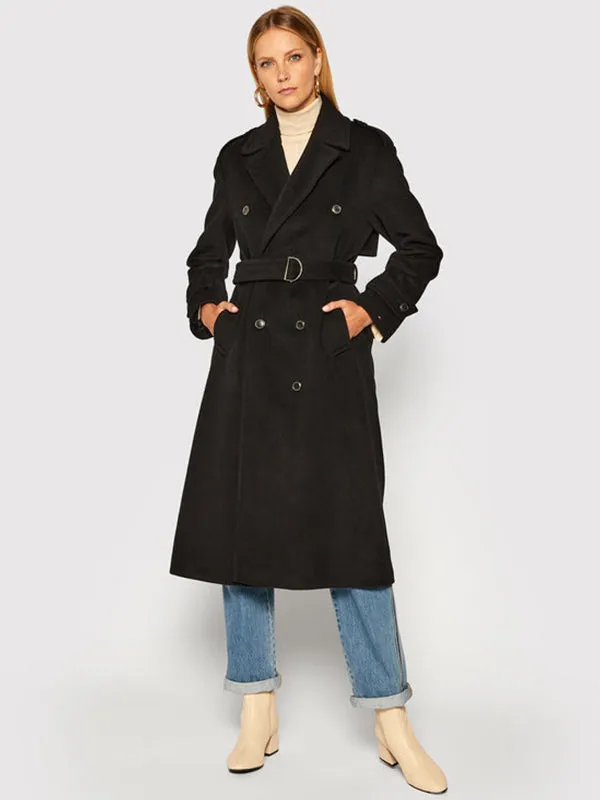 Post Consumer Wool Blend Trench