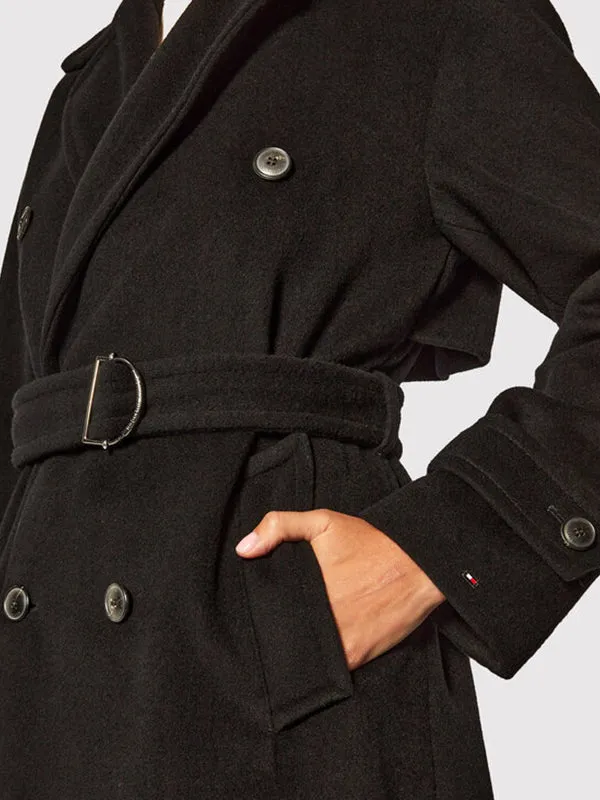 Post Consumer Wool Blend Trench