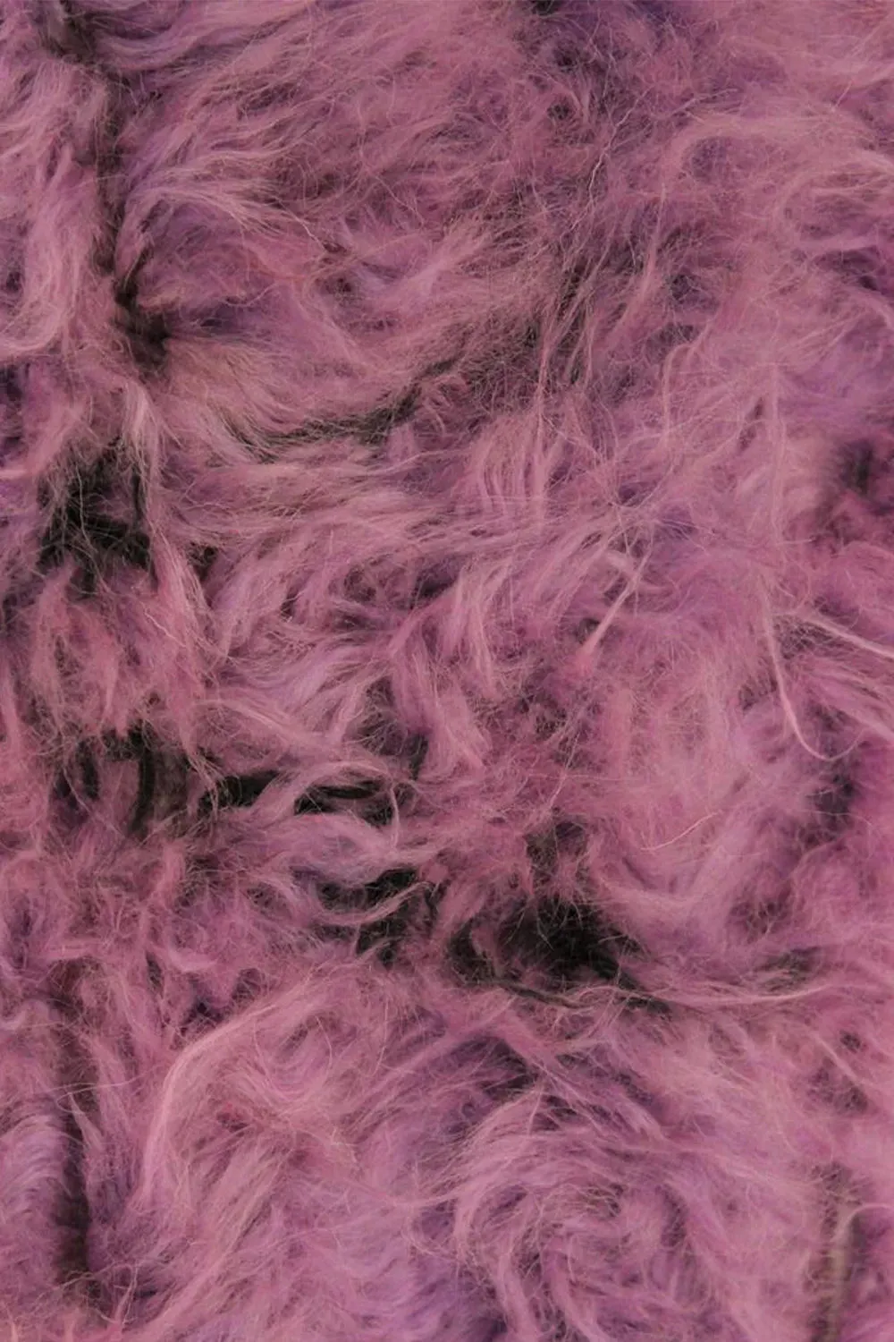 Purple Moroccan Shag New Zealand Wool Rug