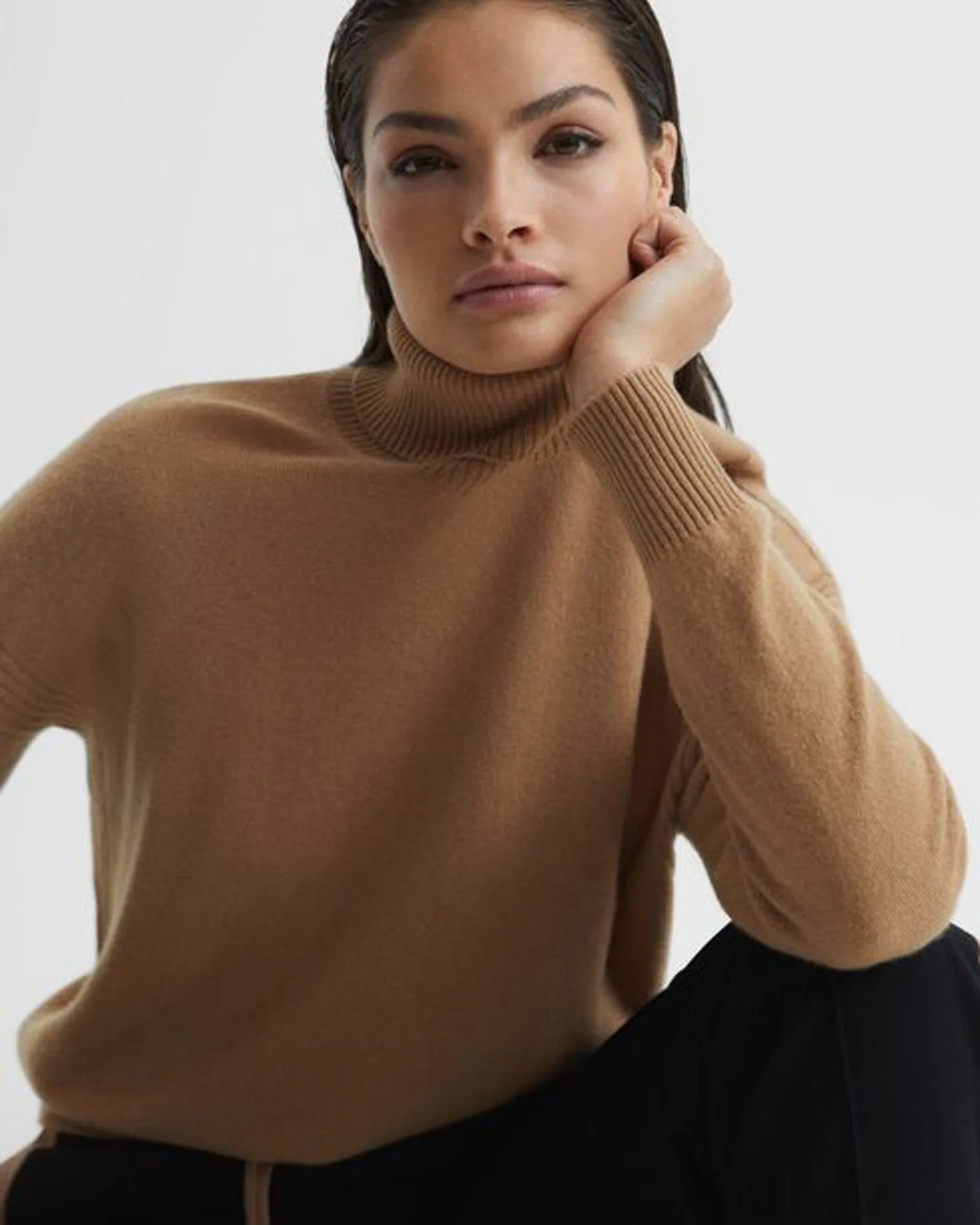 "Nova Knitted Roll Neck" Sweater
