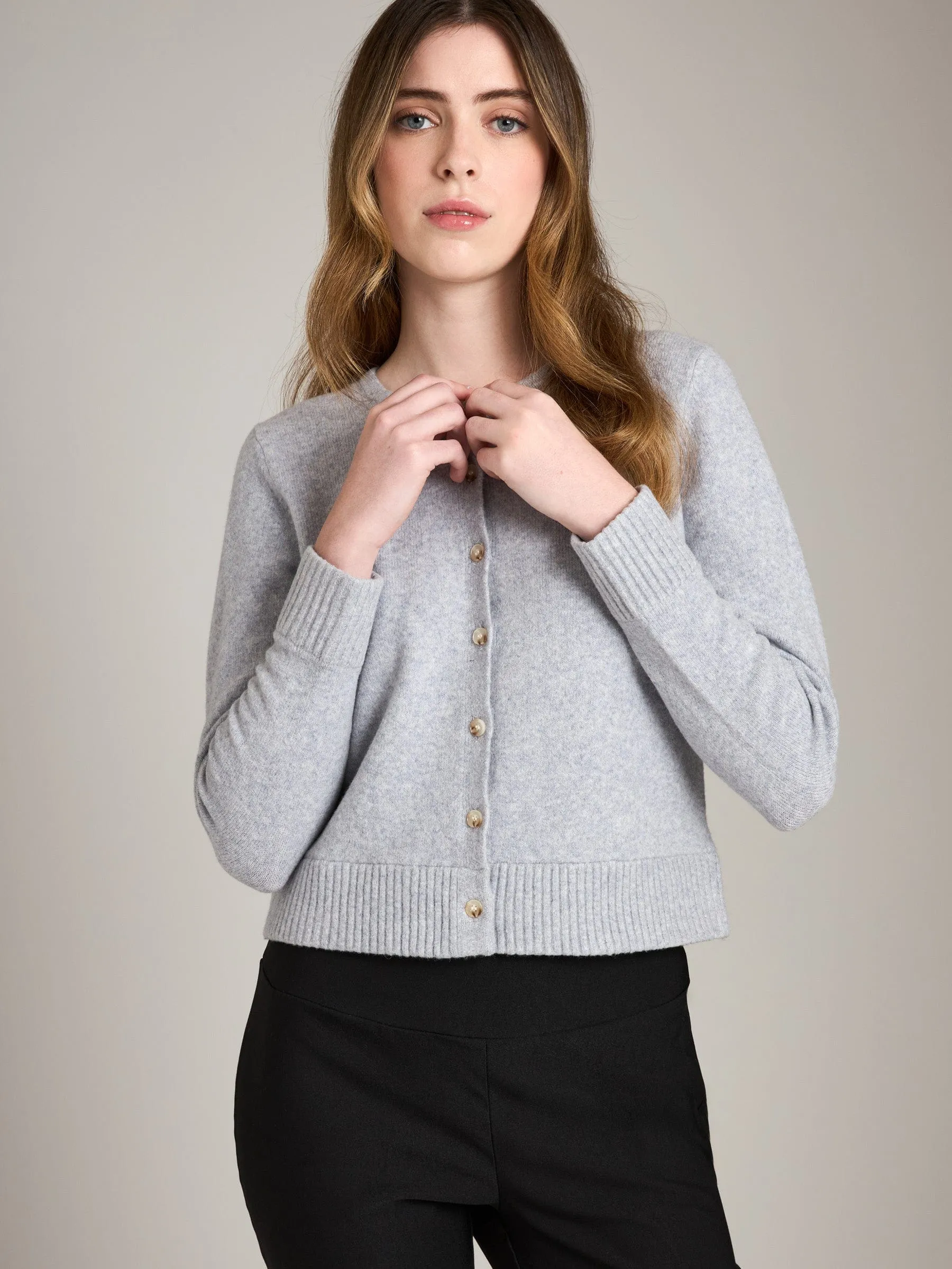 Rowena Crewneck Cardigan