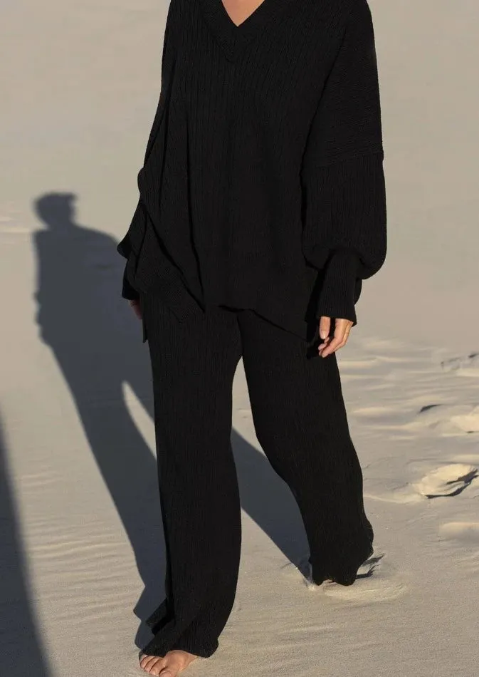 Vera Knit Pant Black