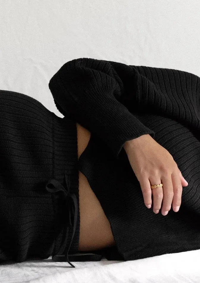 Vera Knit Pant Black