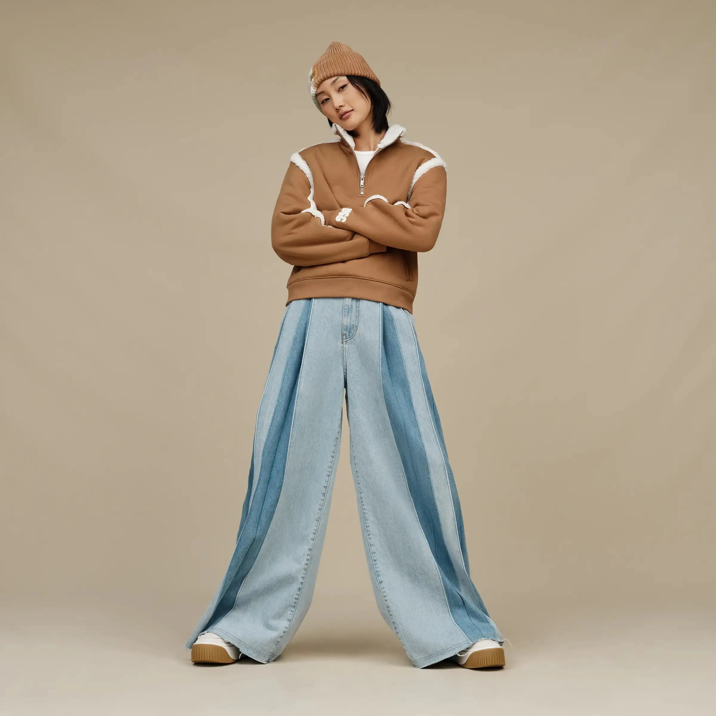 Women's Lydi Bonded Fleece Half Zip